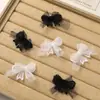 Lindo Exquisito Elegante Renda Bordada Laço DIY Feito à Mão Doce Versátil Presilha Acessórios para Vestuário