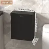 Cubo de Basura Seleccionado, Montaje en Pared sin Taladro, para Baño, con Tapa, Papelera de Pared, para el Hogar, para Colgar en el Lado del Inodoro