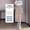 Traje de Verano 2026 Petites Tallas Grandes Falda Línea A Pantalones Cintura Alta Adelgazante Casual Pantalones Cortos de Pierna Ancha