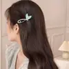 Pinza Lateral para el Cabello Cola de Sirena Luna Creciente Pinza Azul de Alto Nivel para Flequillo Pinza de Perlas Versátil Accesorio para el Cabello Pinza de Pato