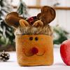 Gorro Navidad Más Vendido Navidad Cuero Dibujos Animados Bolsa de Manzana Dibujos Animados Bolsa de Regalo Hombre Viejo Bolsa de Dulces para Niños Bolsa de Almacenamiento