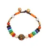 Pulseras Xizang de Estilo Étnico Vintage, Pulseras Nepalesas Tejidas a Mano, Pulseras de Estilo Nacional Chino Nuevo, Accesorios de Atracción Turística