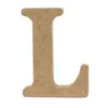 Letras en inglés al por mayor, adornos para bodas, artesanías sencillas de madera, letras DIY, adornos para decoración del hogar