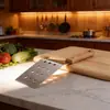 Mango de madera de haya hecho a medida, espátula de cocina de acero inoxidable de 1,2 mm de grosor, espátula para bistec, espátula para freír, espátula para pizza, espátula angulada, espátula para hornear