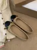 Zapatos planos de ballet con lazo elegante estilo francés Chuyuji para mujer, nuevo modelo 2026, zapatos de tacón bajo sin cordones para noche