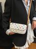 Bolsa de Mahjong Estampada Retrô Bolsa Transversal para Mulheres Luxo Leve Francês para Ir ao Trabalho Passeio Bolsa Quadrada Pequena de Axila Comércio Exterior Transfronteiriço
