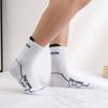 Calcetines de tubo medio para hombre, calcetines deportivos de algodón con letras, desodorantes para correr, ciclismo, fitness, baloncesto, comercio exterior, medias transfronterizas