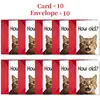 Tarjetas de Felicitación Divertidas Transfronterizas con Sobres, Selección Multitemática, Tarjetas de Mensaje para Enviar Bendiciones, Wholesale de Temu Amazon