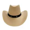 Sombrero Vaquero Rosa Occidental Más Vendido de Amazon Sombrero Transfronterizo de Uñas Redondas Ala Ancha Amazon No Tejido Remaches