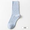 Calcetines para Mujer para Primavera y Verano, Hilo de Moda, Calcetines Holgados Famosos en Internet, Estilo Dulce Japonés, Algodón Puro, Calcetines Medios Simples y Versátiles para Estudiantes