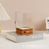 Caixa de exposição acrílica iluminada para figuras Lego, blocos de construção, modelos de carros, tampa transparente contra poeira, caixa de armazenamento de caixas surpresa