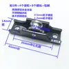 Paquete de 4 Ruedas de Acero Inoxidable al por Mayor para Puertas Deslizantes de Gabinetes Refrigerados, Gabinetes de Pedidos para Restaurantes, Gabinetes de Exhibición para Hot Pot Picante y Ruedas Deslizantes