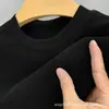 Playera de manga larga al por mayor para hombre, suéter holgado de cuello redondo para otoño e invierno, camisa básica de terciopelo, ropa cálida para otoño