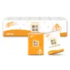 Qingfeng log lenço puro Papel 3 camadas de papel toalha 8 folhas/pacote 10 pacotes de simples fácil de transportar