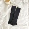 Meias de cinco dedos femininas meias de cor sólida femininas meias de tornozelo femininas meias de dedo para meninas meias de dedo de malha respiráveis meias folgadas para gestantes meias pós-parto
