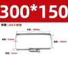 Acero Inoxidable 304 Abrazadera Rectangular Cable de Puente Conducto para Ingeniería Fotovoltaica Abrazadera para Tubo Hebilla de Fijación para Tubo Cuadrado
