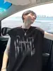 2025 Verano Nuevo Chaleco sin Mangas Holgado Estilo Hong Kong para Hombre Tendencia sin Mangas de Manga Corta Casual Versátil Chaleco para Hombre