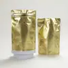 Saco com zíper stand-up folha de alumínio grãos de café válvula de ar produtos secos lanches alimentícios chá auto-selante saco de café impressão colorida