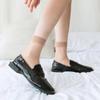 Medias cortas de algodón con parte inferior de cristal para mujer, nuevas, de primavera y verano, finas, con efecto masaje de carne, al por mayor.