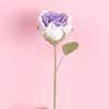 Ramo Degradado de Rosa Tailandesa de Mano, Producto de Hilo Terminado, Regalo Tejido a Mano para Novia, Flores Artificiales para Decoración del Hogar