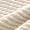 Funda de almohada de pana de color liso transfronteriza, funda de cojín a rayas, decoración de sofá textil para el hogar, respaldo personalizado de rayas de maíz
