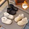 Botas de Nieve para Niñas Invierno 2025 Estilo Nuevo Plus Terciopelo Engrosado Zapatos de Algodón para Niños Calidez para Bebés Niños