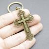 Llavero con colgante de cruz simple con joyería explosiva de Amazon Xiyin Temu AliExpress