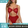 Venta al por mayor de fábrica nuevo sexy body de una pieza sin hombros perspectiva bikini ropa interior sexy traje para damas