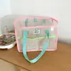 Bolsa de Hombro Personalizada Bolsa de Malla de Verano Bolso de Mano para Mujer Bolsa Portátil para Guardar Snacks Gran Capacidad Bolsa de Compras para Supermercado