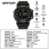 Reloj Sanda Cuenta Regresiva Multifunción Doble Hora Estudiante Deportivo Cuenta Regresiva Impermeable Luminoso Reloj Electrónico