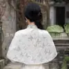Nuevo Chal de Estilo Chino, Nueva Prenda Exterior de Cheongsam para Primavera y Verano, Cárdigan Delgado de Color Sólido Estilo Antiguo, Prenda Exterior para Fotos Femenina para Mujeres