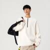 Sudadera Texturizada con Media Cremallera para Hombre, Nueva Camiseta Pesada de Manga Larga Primavera 2026, Chaqueta Holgada de Marca de Moda
