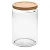 Porta-Sacolas de Vidro Oasis 2.5L com Tampa de Bambu - Wolff