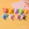 Muñeco de Animal Pequeño Tridimensional Pez Resina Artificial Pequeños Accesorios Juguetes para Casa de Juego DIY Adornos Pequeños de Escritorio Decoración