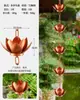 Corrente de Chuva Externa de Cobre Corrente de Drenagem de Beiral Estilo Japonês Corrente de Água da Chuva de Pátio de Villa Corrente de Desvio de Água da Calha Corrente de Água Decorativa
