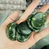 Piedra de descompresión para el pulgar de cristal de jade natural raspado facial masajeador contorno de ojos mantenimiento de la belleza cuidado de la piel en casa piedra para olvidar las preocupaciones
