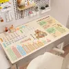 Alfombrilla de escritorio con tabla de multiplicar, mantel específico para el estudio infantil, ecológico y protector para la vista, para el escritorio de escritura y la mesa del aula de estudiantes de primaria