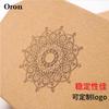 Ladrillo de yoga de corcho natural con personalidad, logotipo de Ai Yang Zheng, personaje de madera maciza, ladrillo especial sin escoria para danza infantil.