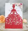 Comercio Exterior Papel con Purpurina Dorada Flor de Rosa Chica Bonita Tarjeta de Felicitación Plateada Tarjeta de Invitación Tarjeta Tarjeta de Invitación Hueca En Stock