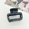 Estilo japonês Bonito Ponto de Onda Branco Clipe Moda Multi-volume Grande Grampo de Cabelo All-match Hairpin Girl Shark Clip Acessórios para o Cabelo