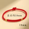 Pulsera trenzada de cuerda roja de estilo chino con diseño original al por mayor