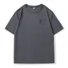 2026 Verano Nuevo Estilo Manga Corta Estampada Cuello Redondo Algodón Fresco Deportivo Casual Camiseta Versátil Talla Grande Hombre Algodón Puro Mujer