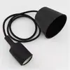 Suporte de Lâmpada Lustre de Silicone Colorido Cordão para Pendurar Suporte de Lâmpada Pendente Lâmpada LED Soquete de Rosca E27 com Cordão Suporte de Lâmpada para Lustre