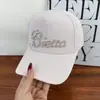 Boné de Baseball com Miçangas Estilo Coreano para Primavera e Verão com Aba Larga para Realçar o Formato do Rosto, Chapéu de Sol Casual Versátil para Atividades ao Ar Livre