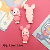 Color gelatina oso de dibujos animados tigre cachorro accesorios de resina diy pegamento de crema funda de teléfono tocado pasador pegatinas decorativas