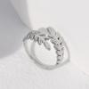 Anillo de Elemento Espina de Acero de Titanio para Mujer Estilo Gótico Antidesvanecimiento Exclusivo Transfronterizo Europeo y Americano Estilo Frío de Nicho Venta Caliente
