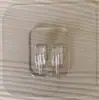 Ganchos Adesivos Sem Furos, Ganchos Fortes de Aço Inoxidável com Adesivo, Pregos Sem Marca para Portas, Cozinha, Banheiro, Ganchos Transparentes para Pendurar