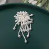 Coreia do Sul flor de miçanga flor de franja temperamento pérola artificial flor diy trançado à mão cocar acessórios de cabelo brincos material atacado