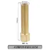 Adaptador Roscado de Acero Inoxidable Reductor Doble Rosca Macho Extensión Directa de 1/4 de Pulgada a 3/8 de Pulgada, 1/2 Pulgada, 3/4 de Pulgada a 1 Pulgada Accesorios para Tuberías de Agua