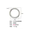Anillo de Resorte de Aleación de Zinc Ecológico Estándar Europeo, Llavero Colgante de Moda, Accesorios, Varios Estilos, Selección Integral, Versátil